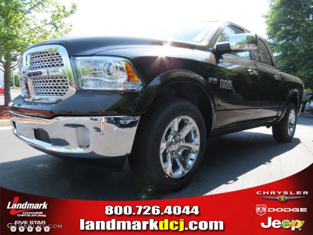 2013 1500 Laramie Crew Cab - Black Gold Pearl / Canyon Brown/Light Frost Beige photo #1