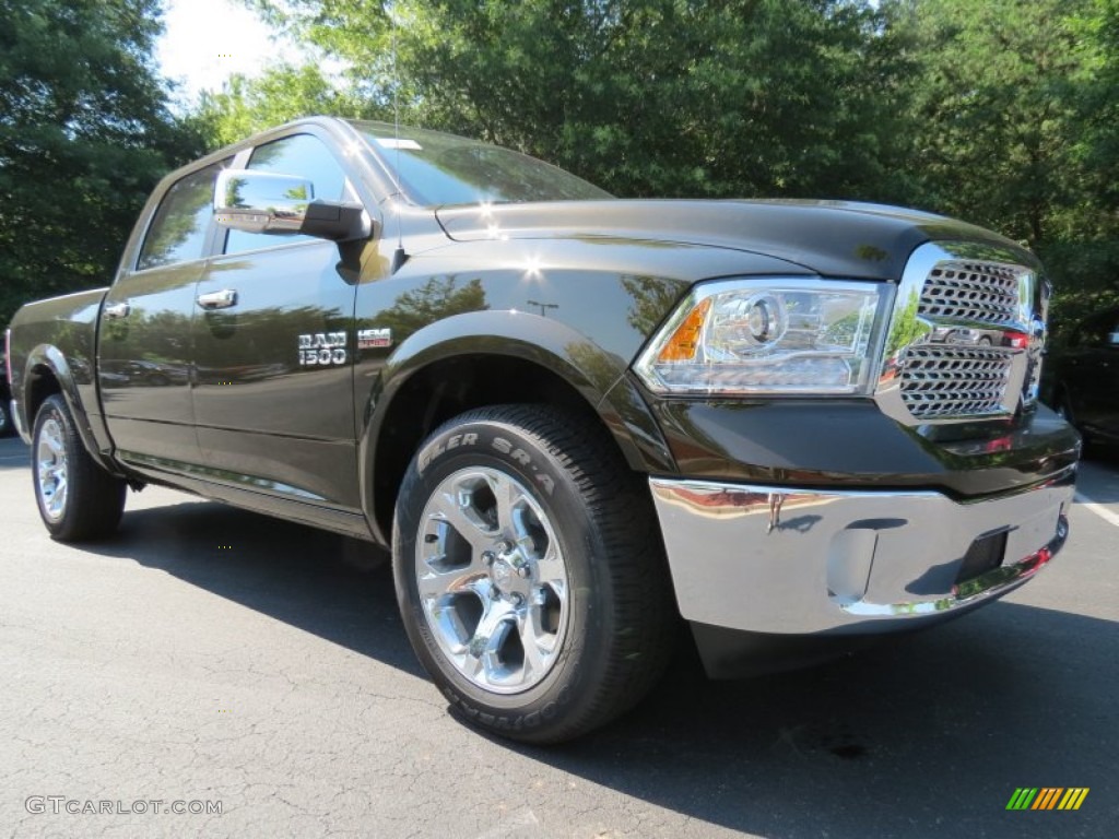 Black Gold Pearl 2013 Ram 1500 Laramie Crew Cab Exterior Photo #82330745