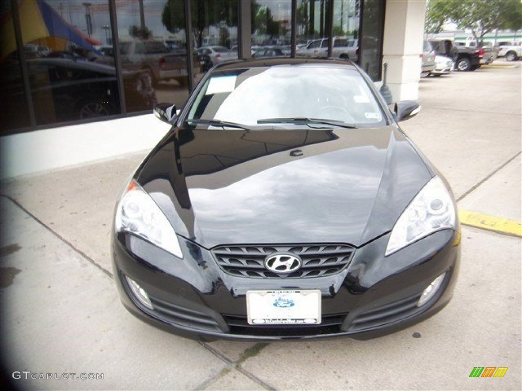 2011 Genesis Coupe 3.8 Grand Touring - Bathurst Black / Black Leather photo #2