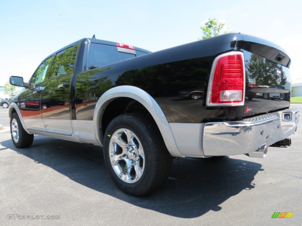 Black 2013 Ram 1500 Laramie Crew Cab Exterior Photo #82331264