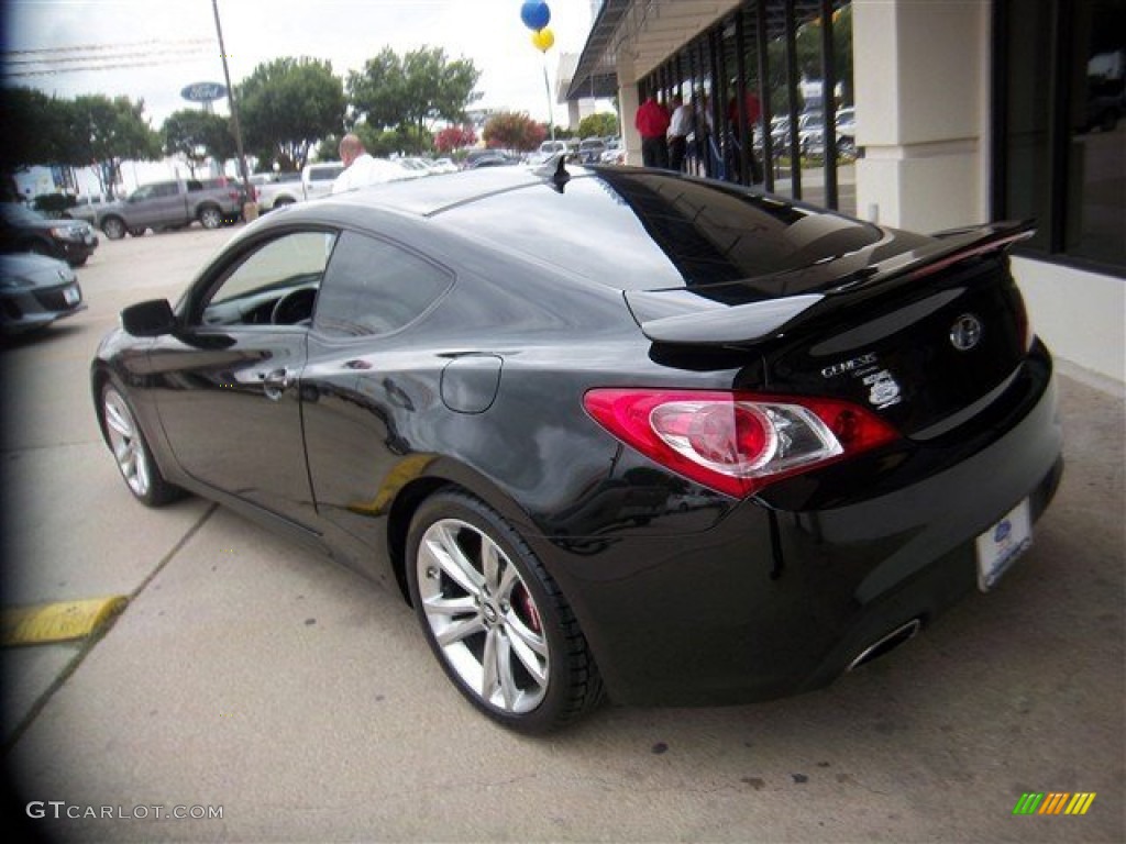 2011 Genesis Coupe 3.8 Grand Touring - Bathurst Black / Black Leather photo #9