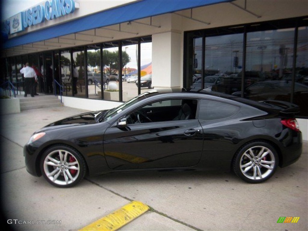 2011 Genesis Coupe 3.8 Grand Touring - Bathurst Black / Black Leather photo #10