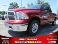 Deep Cherry Red Pearl 2013 Ram 1500 Big Horn Quad Cab