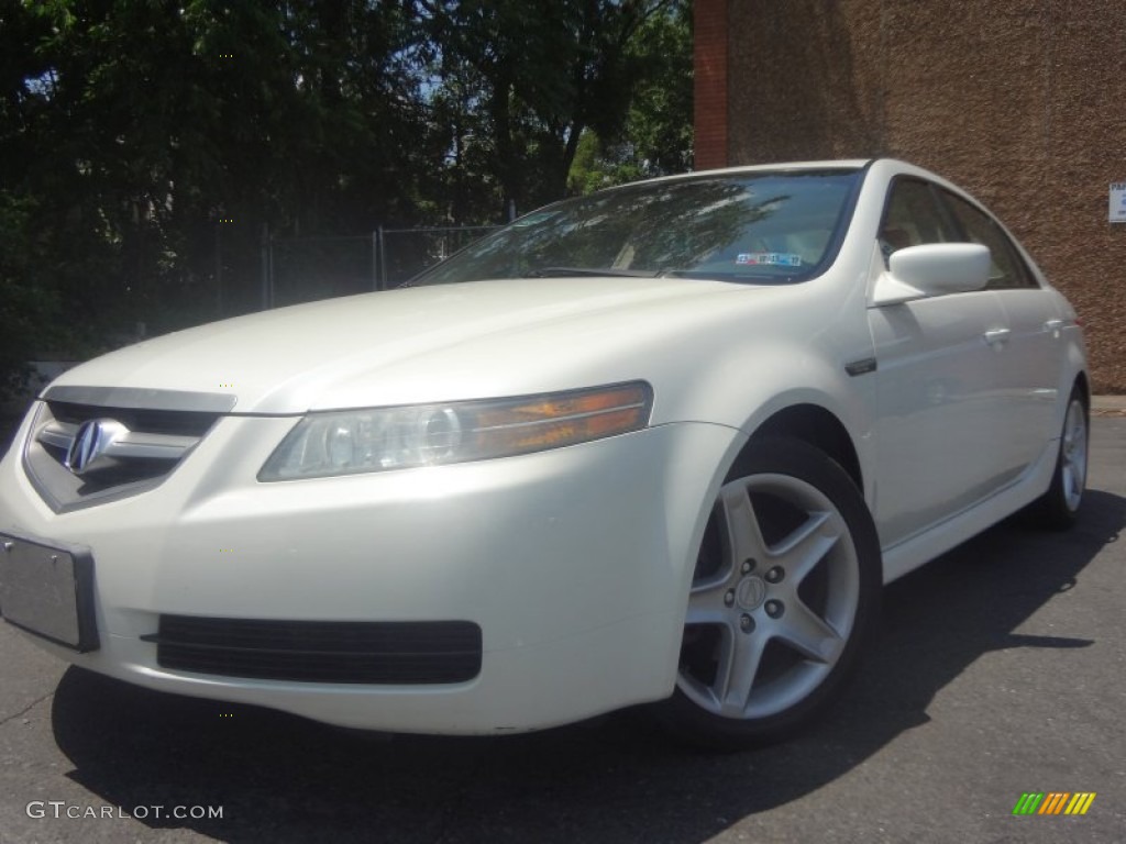 White Diamond Pearl Acura TL