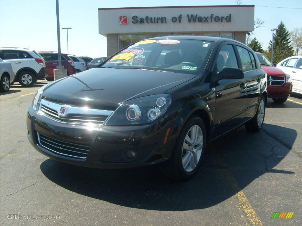 2008 Astra XR Sedan - Black Sapphire / Charcoal photo #1