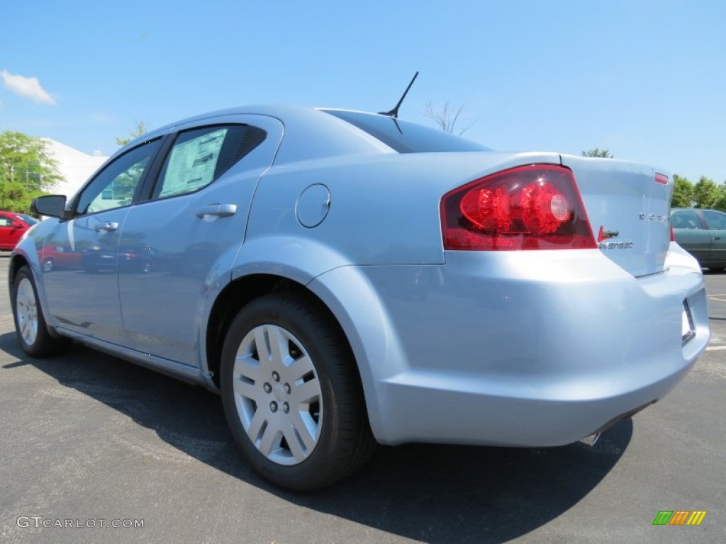 2013 Avenger SE V6 - Crystal Blue Pearl / Black photo #2
