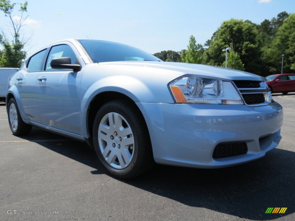 2013 Avenger SE V6 - Crystal Blue Pearl / Black photo #4