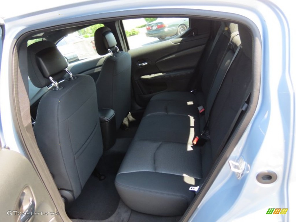 2013 Avenger SE V6 - Crystal Blue Pearl / Black photo #7