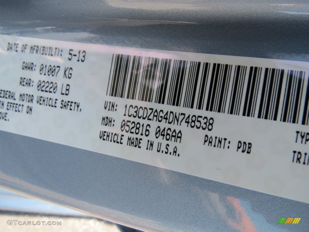 2013 Avenger SE V6 - Crystal Blue Pearl / Black photo #10