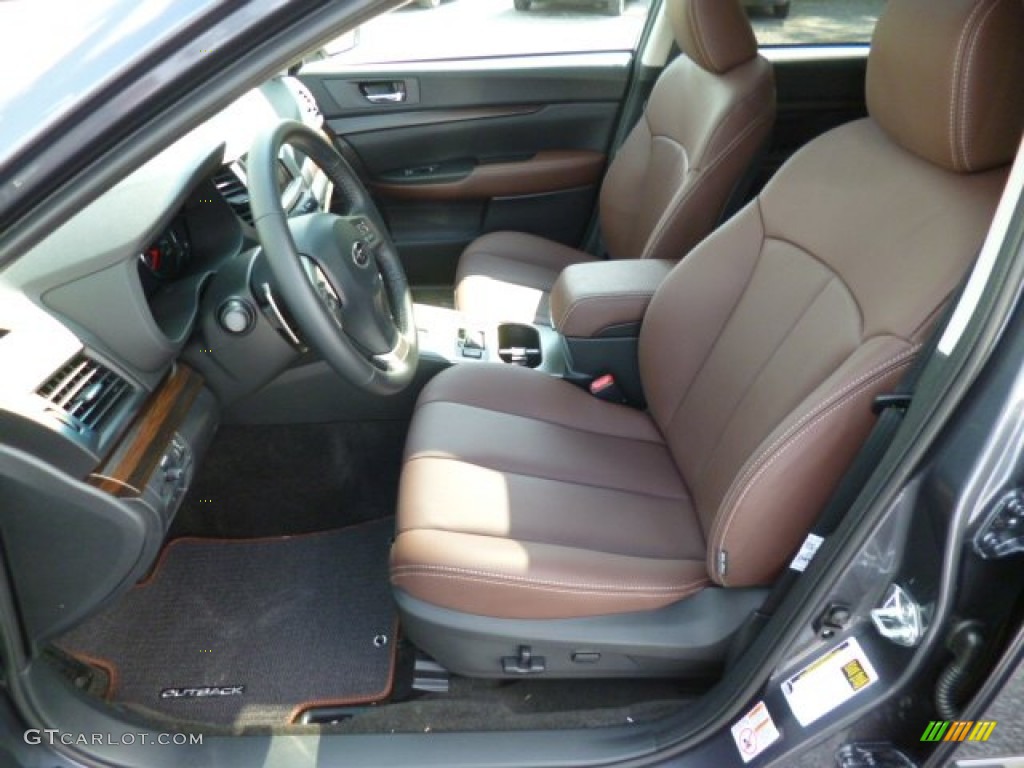 Saddle Brown Interior 2014 Subaru Outback 2.5i Limited Photo #82334393