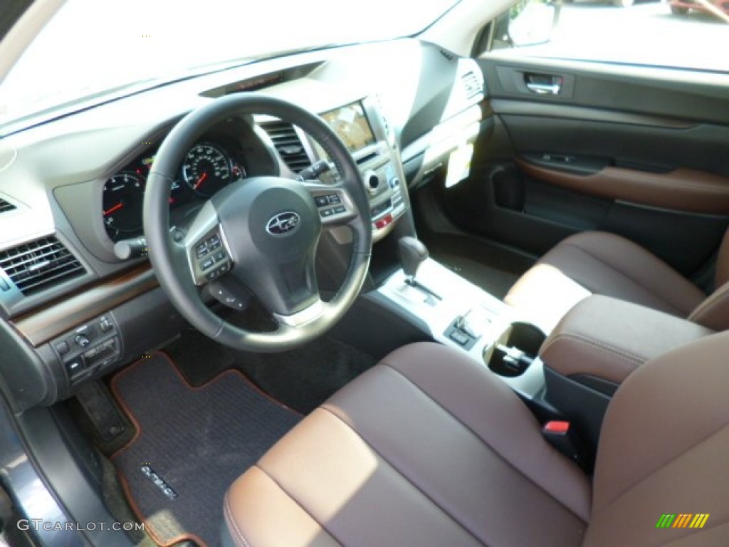 Saddle Brown Interior 2014 Subaru Outback 2.5i Limited Photo #82334408