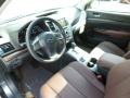  2014 Outback Saddle Brown Interior 