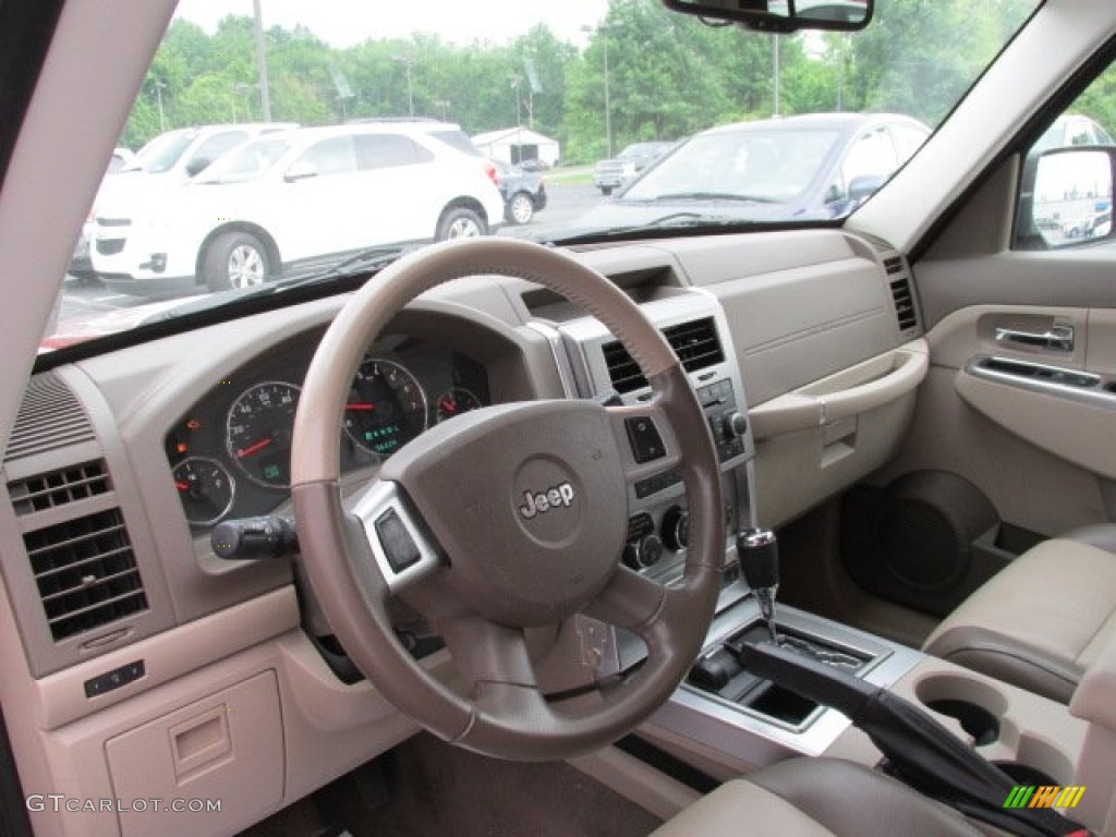 2008 Jeep Liberty Limited 4x4 Pastel Pebble Beige Dashboard Photo #82334573