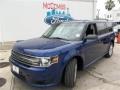 2014 Deep Impact Blue Ford Flex SE  photo #2