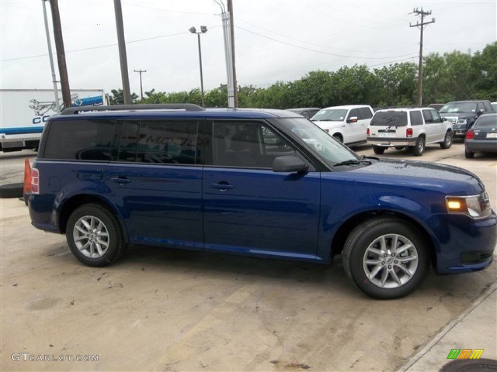 Deep Impact Blue 2014 Ford Flex SE Exterior Photo #82335050