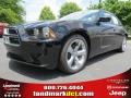 2013 Pitch Black Dodge Charger SE  photo #1