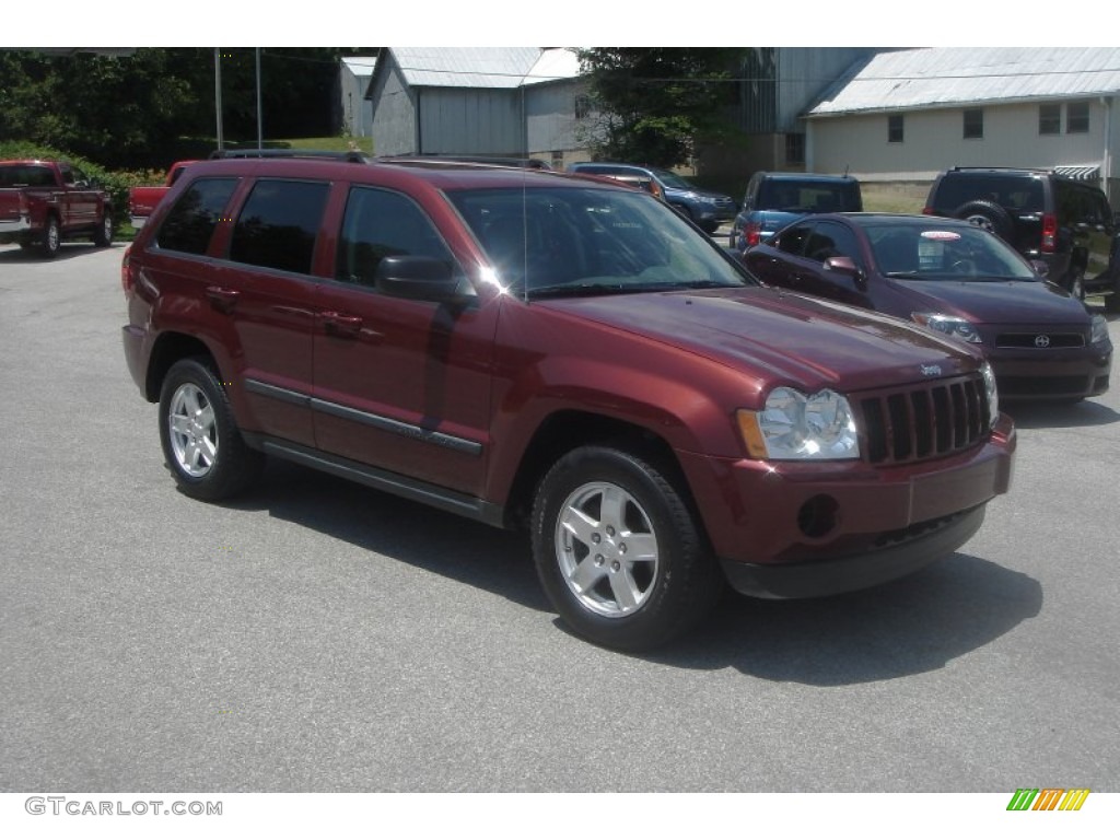 Red Rock Crystal Pearl 2007 Jeep Grand Cherokee Laredo 4x4 Exterior Photo #82336235