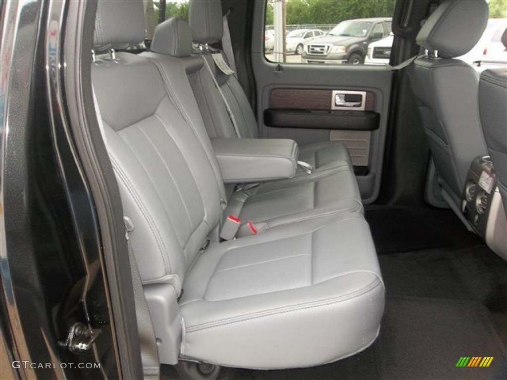 2013 Ford F150 Lariat SuperCrew Rear Seat Photo #82336619