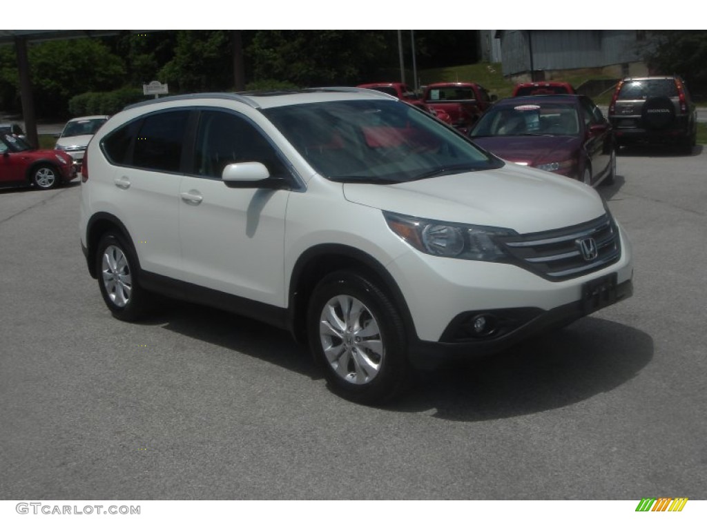 White Diamond Pearl Honda CR-V