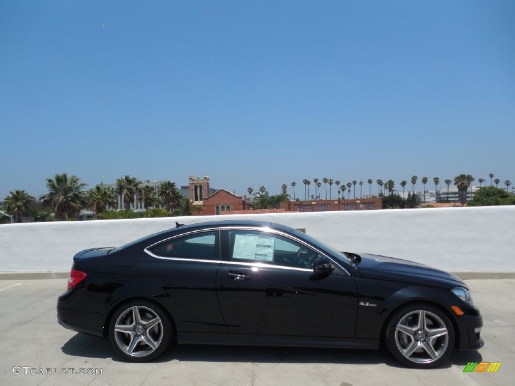 Black 2013 Mercedes-Benz C 63 AMG Coupe Exterior Photo #82339568