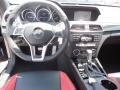 AMG Classic Red/Black 2013 Mercedes-Benz C 63 AMG Coupe Dashboard