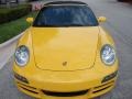 2007 Speed Yellow Porsche 911 Carrera S Cabriolet  photo #4