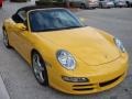 2007 Speed Yellow Porsche 911 Carrera S Cabriolet  photo #6