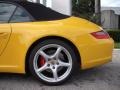 2007 Speed Yellow Porsche 911 Carrera S Cabriolet  photo #9