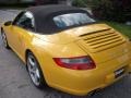 2007 Speed Yellow Porsche 911 Carrera S Cabriolet  photo #10