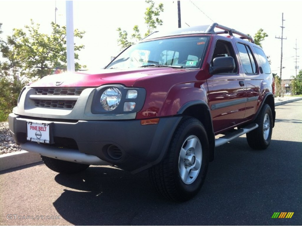 2002 Xterra XE V6 4x4 - Molten Lava Metallic / Gray Celadon photo #1