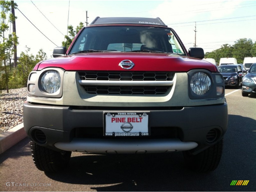 2002 Xterra XE V6 4x4 - Molten Lava Metallic / Gray Celadon photo #2