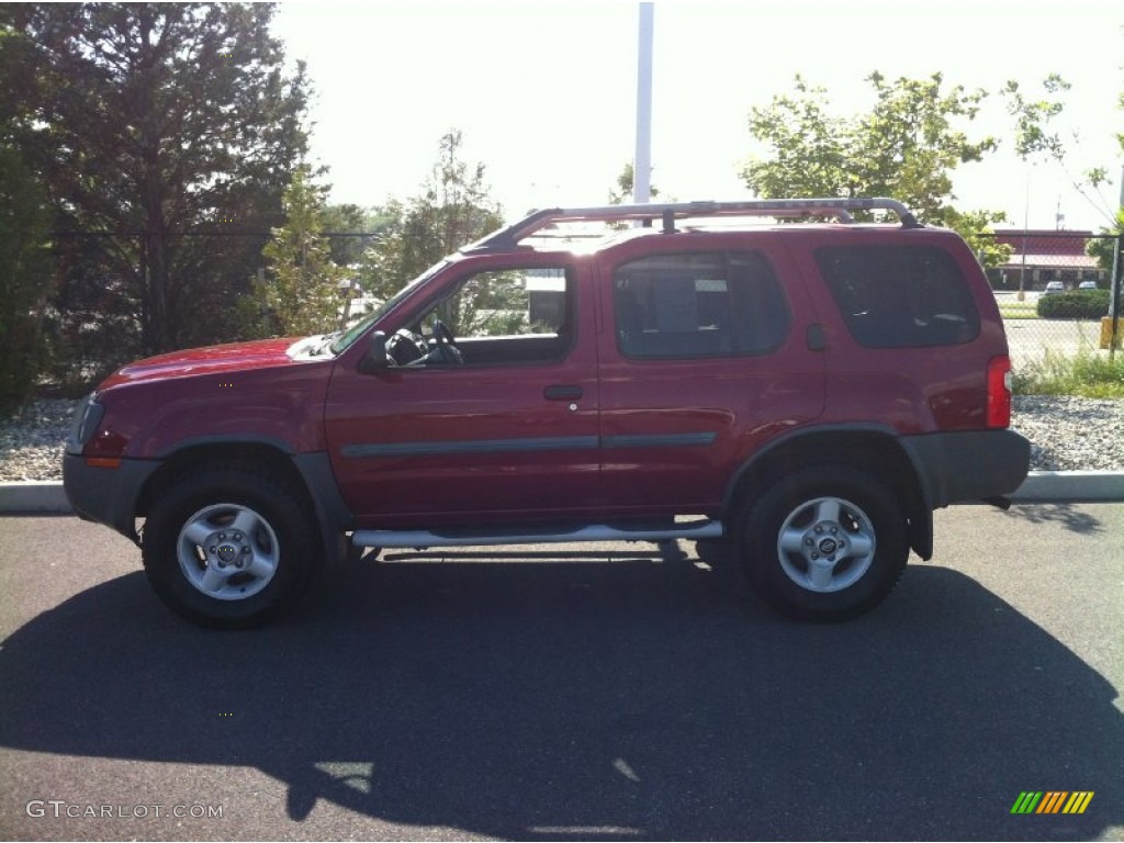 2002 Xterra XE V6 4x4 - Molten Lava Metallic / Gray Celadon photo #4