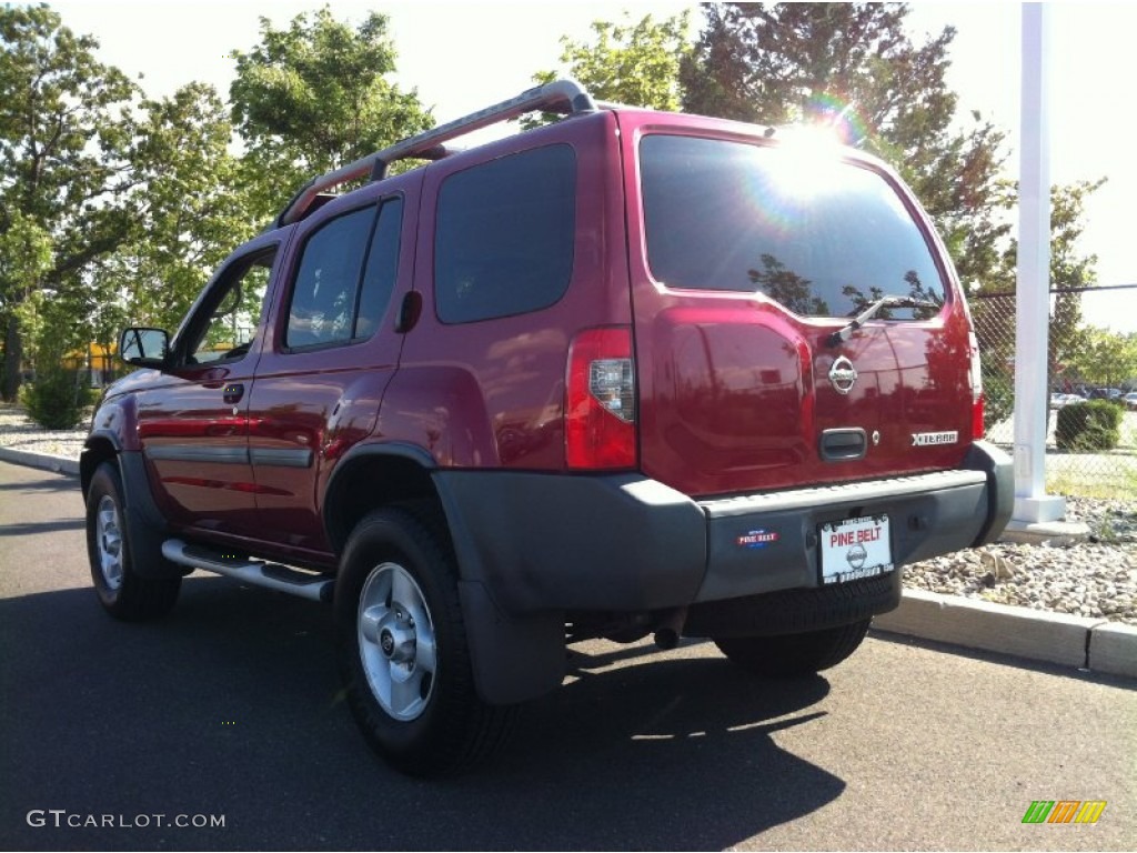 2002 Xterra XE V6 4x4 - Molten Lava Metallic / Gray Celadon photo #5