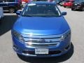 2012 Blue Flame Metallic Ford Fusion SEL V6  photo #2