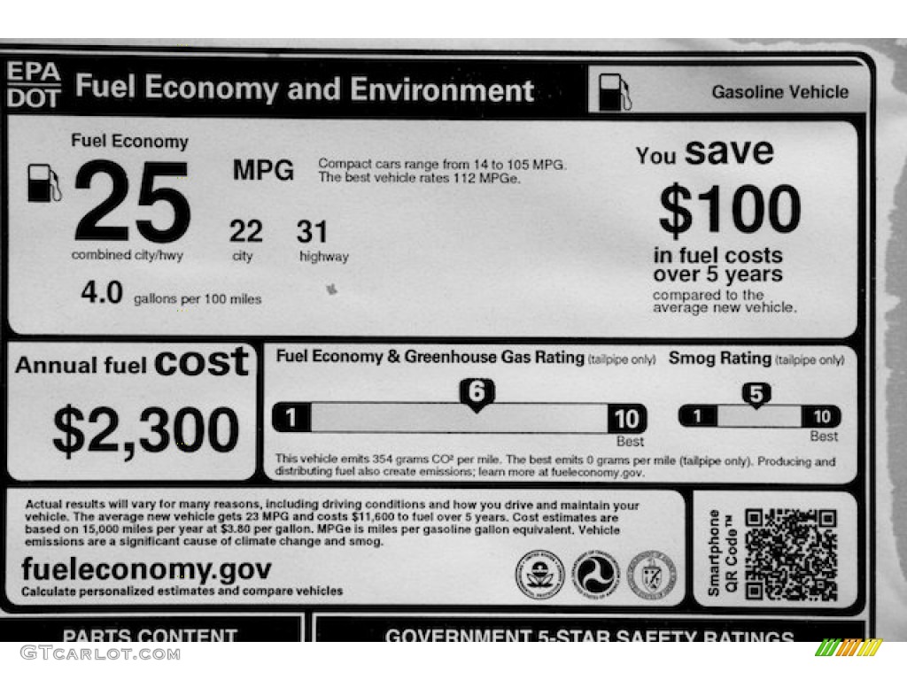 2013 Honda Civic Si Coupe Window Sticker Photo #82341304