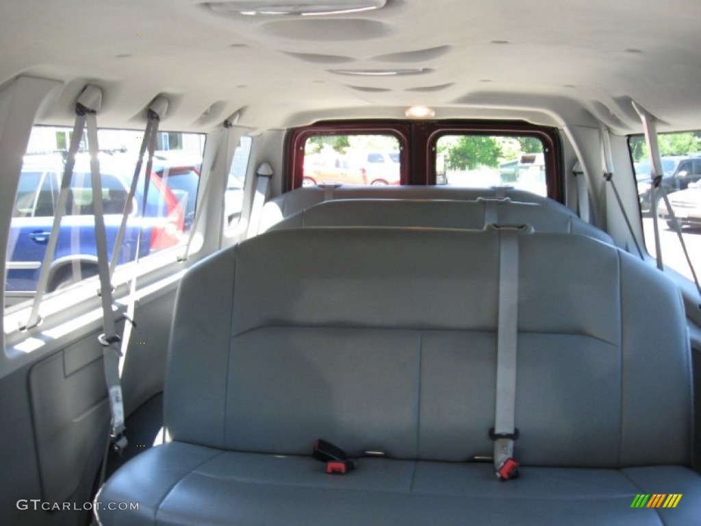 2009 E Series Van E350 Super Duty XL Extended Passenger - Royal Red Metallic / Medium Flint photo #11