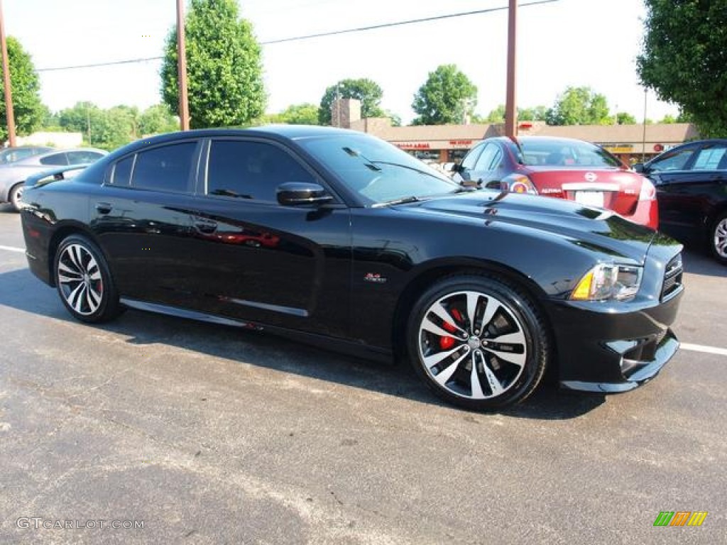 Pitch Black 2013 Dodge Charger SRT8 Exterior Photo #82344853