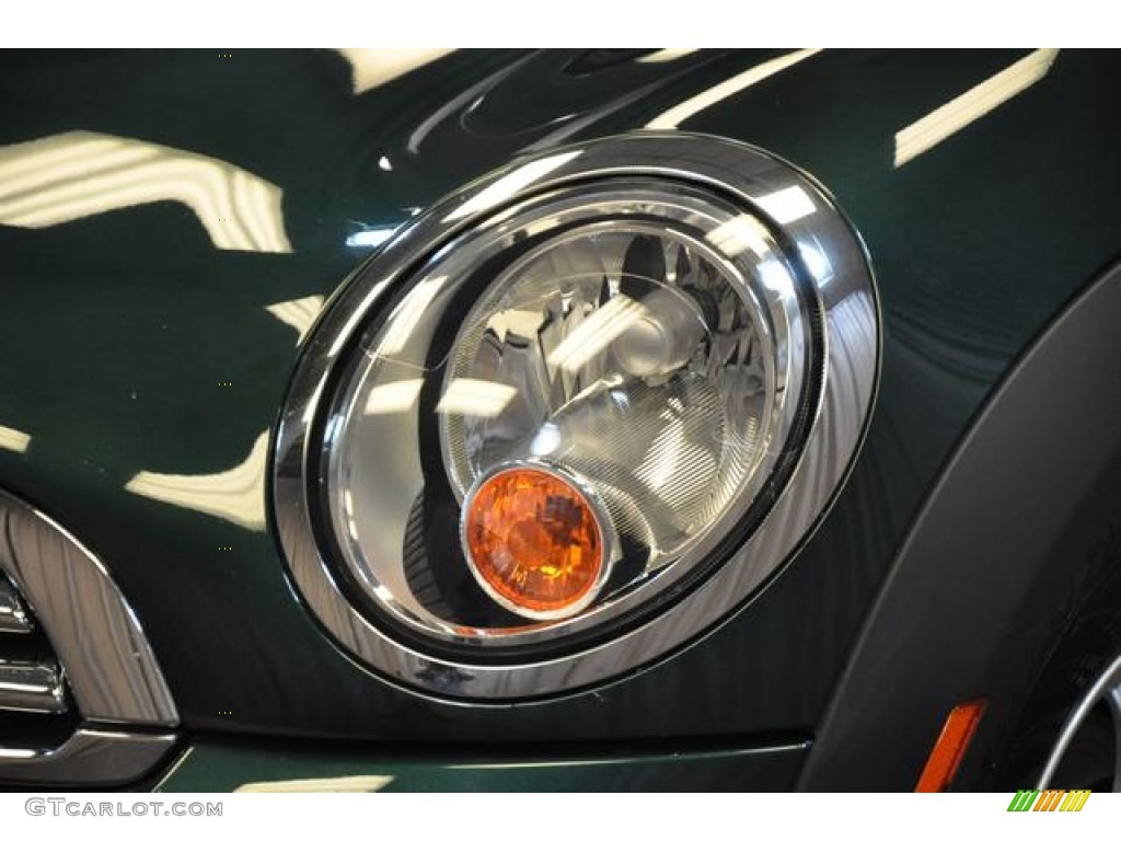 2010 Cooper Hardtop - British Racing Green Metallic / Grey/Carbon Black photo #2