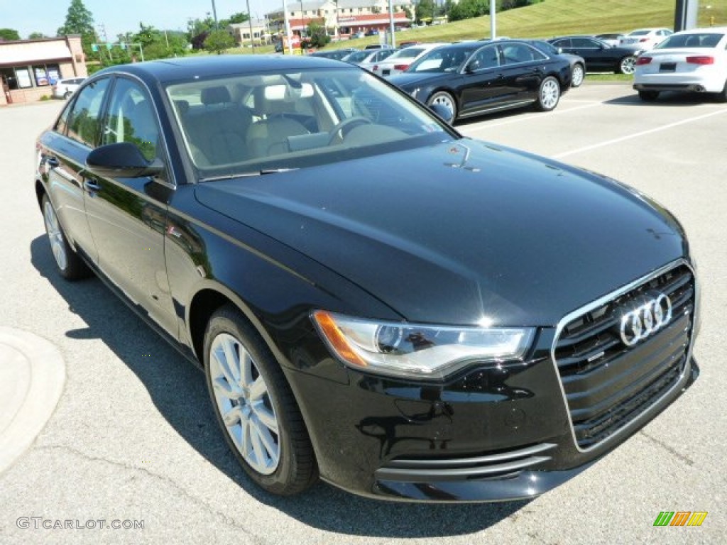 Brilliant Black 2013 Audi A6 3.0T quattro Sedan Exterior Photo #82347404