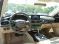 2013 Audi A6 Velvet Beige Interior Dashboard Photo