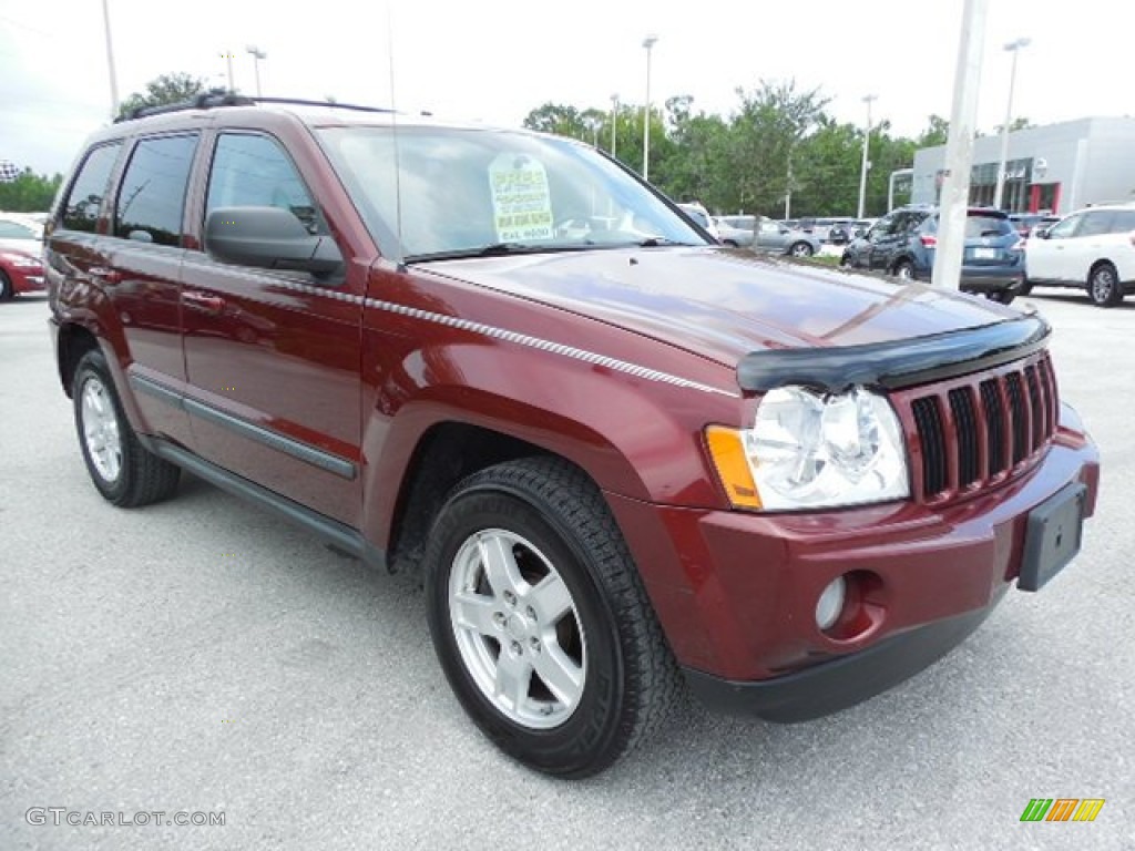 Red Rock Crystal Pearl 2007 Jeep Grand Cherokee Laredo 4x4 Exterior Photo #82347512