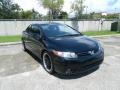 2007 Nighthawk Black Pearl Honda Civic LX Coupe  photo #1
