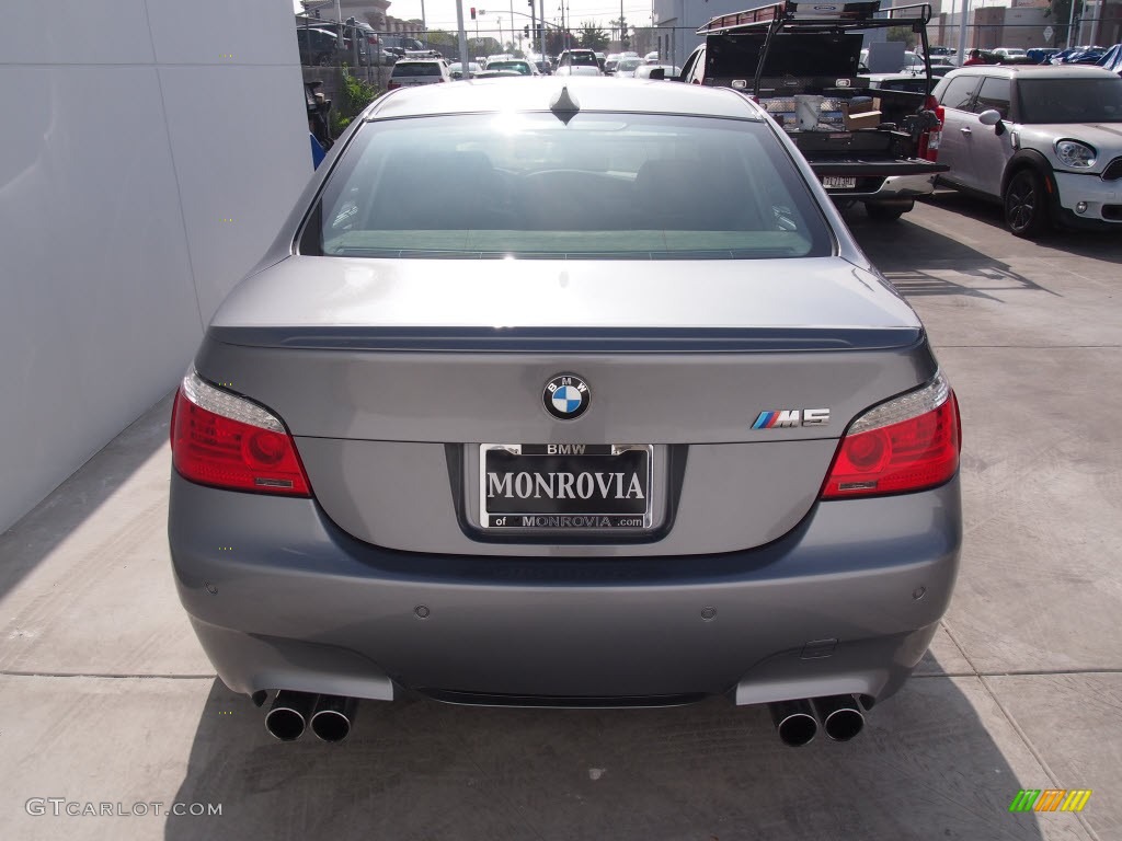 2008 M5 Sedan - Space Grey Metallic / Black photo #9