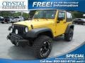 2008 Detonator Yellow Jeep Wrangler X 4x4  photo #1