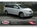 Blizzard White Pearl 2013 Toyota Sienna Limited AWD