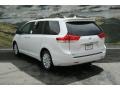2013 Blizzard White Pearl Toyota Sienna Limited AWD  photo #2