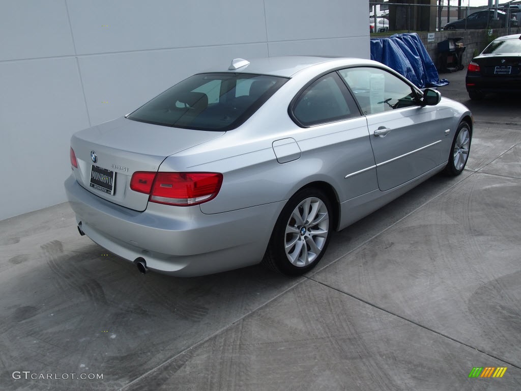 2010 3 Series 335i xDrive Coupe - Titanium Silver Metallic / Black photo #7