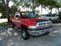 Flame Red 2001 Dodge Ram 1500 ST Club Cab 4x4