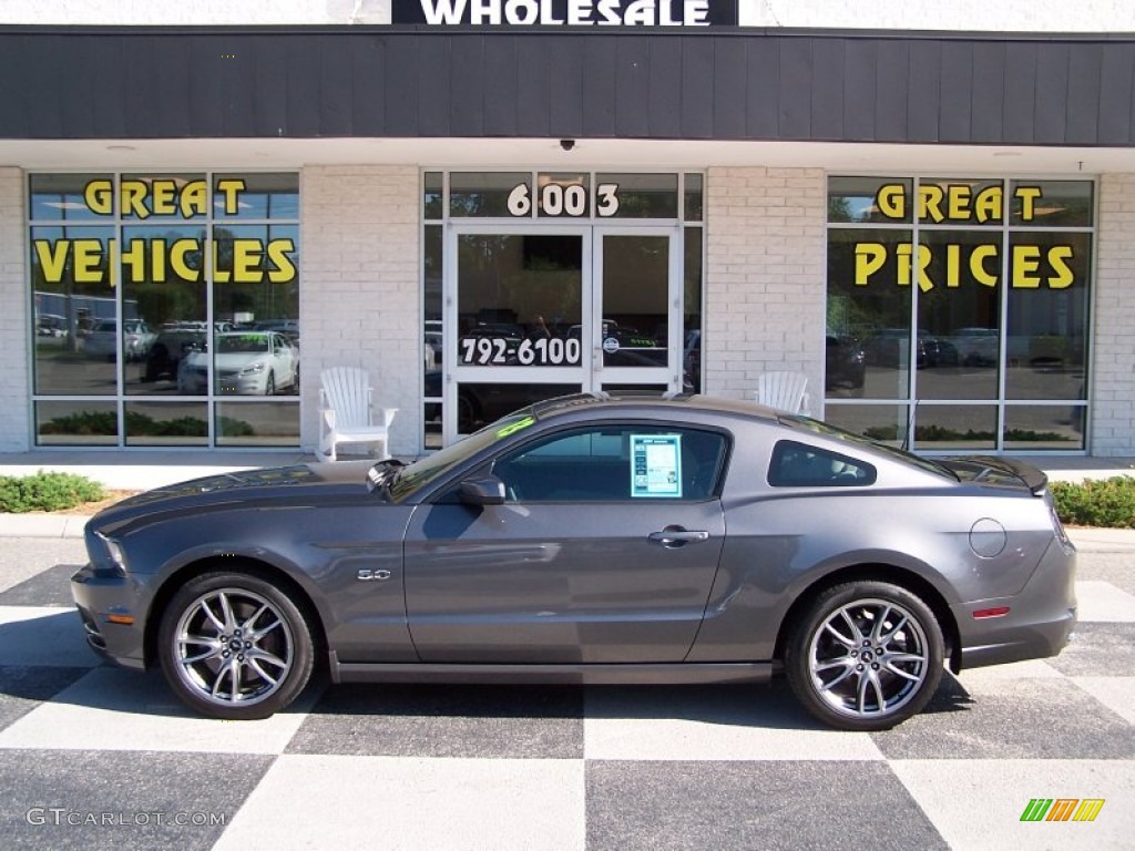 2013 Mustang GT Coupe - Sterling Gray Metallic / Stone photo #1