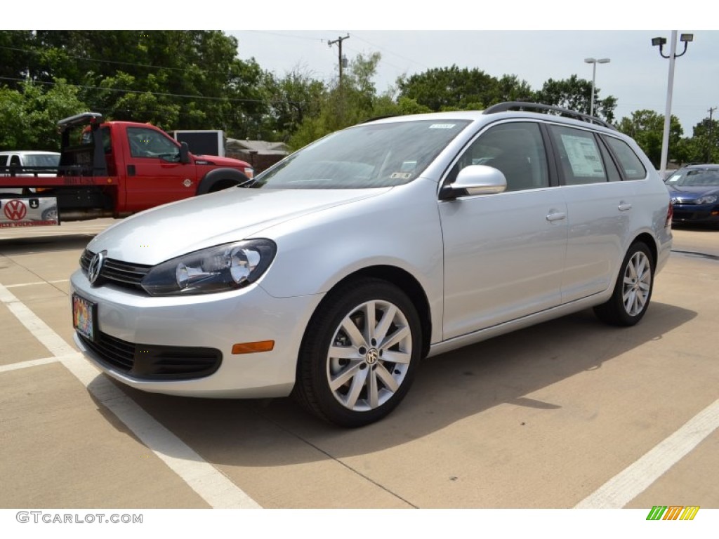 Reflex Silver Metallic 2013 Volkswagen Jetta TDI SportWagen Exterior Photo #82351646